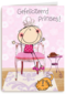 tekening prinses met kat