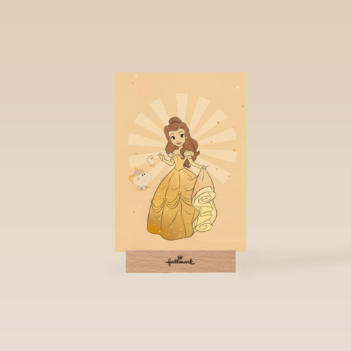 prinses kaart disney blanco belle
