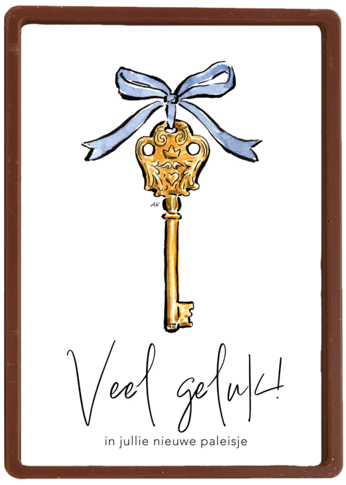 Kaart Hallmark | Felicitatie Nieuwe Woning Samenwonen | Nieuwe Woning Kaart Sleutel Met Veel Geluk
