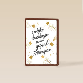 Kerstkaart Hip Vrolijke Kerstdagen en en een gezond nieuw jaar