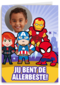 Marvel kaart jij bent de allerbeste