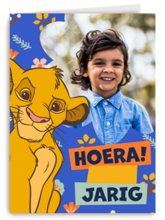 Simba Jarig fotokaart