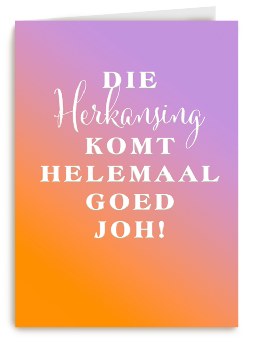 Herkansing komt goed