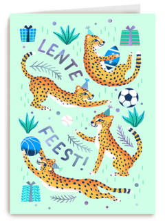 Lentefeest luipaard ballen