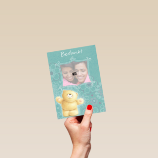 fotokaart forever friends bedankt bedankt