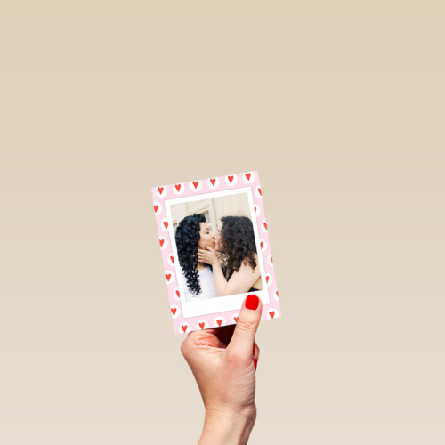 valentijnskaart foto hartjes