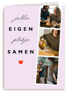 samenwonen fotokaart eigen plekje