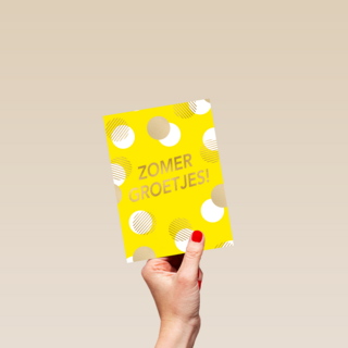 zomer kaart klassiek zomer groetjes