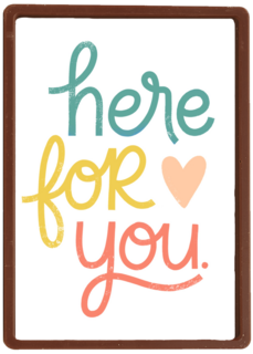 Zomaar kaart Here for you