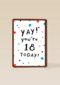 Verjaardagskaart leeftijd 18 yay your 18 today