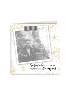 gezegende kerstdagen fotokaart