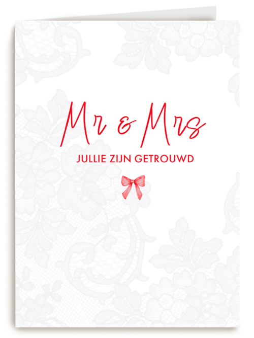 Kaart Hallmark | Felicitatie Huwelijk | Mr Mrs Jullie Zijn Getrouwd