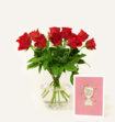 Brievenbusbloemen Rozen Rood