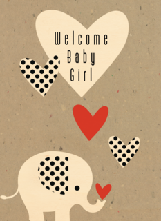 elephant welcome baby girl