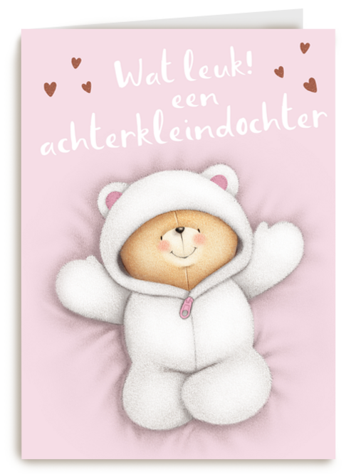Forever Friends geboortefelicitatie dochter