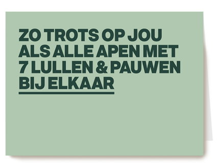 andC Zo trots op jou