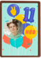 HBD 11 jaar fotokaart
