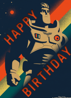verjaardag kaart lightyear happy birthday