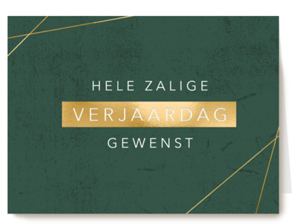 Een hele zalige verjaardag gewenst