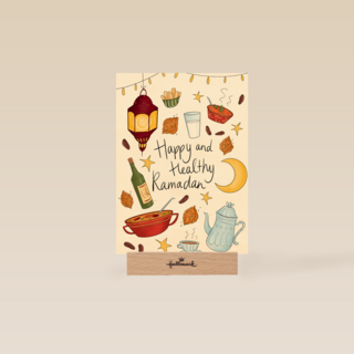 eid mubarak kaart happy and healthy ramadan