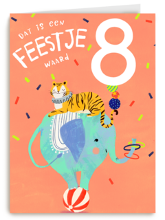 Dat is een feestje waard verjaardagskaart
