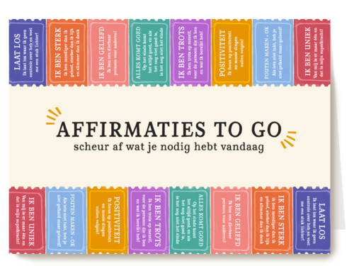 Affirmaties to go