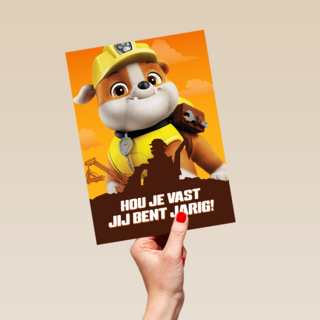 Paw Patrol Rubble Jarig