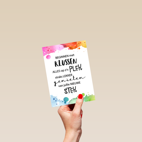 verbouwing kaart beginnen met klussen