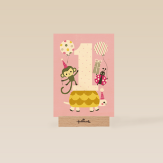 eerste verjaardag roze