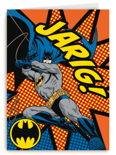 Batman verjaardagskaart jarig