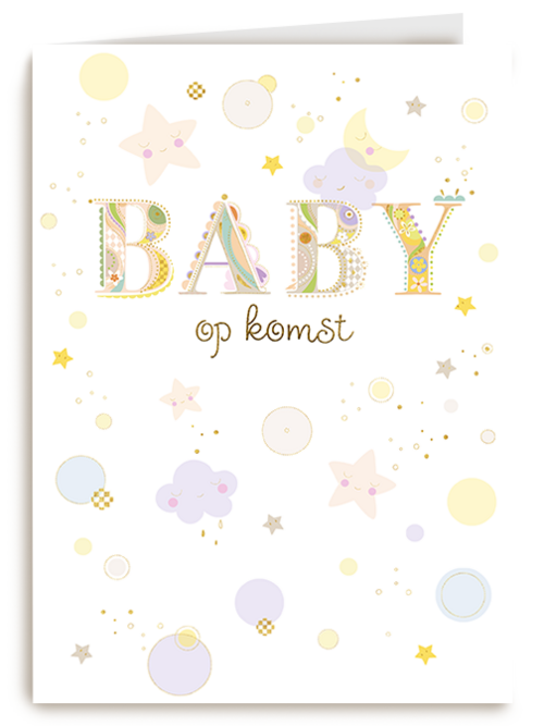 Kaart Hallmark | Zwangerschap Felicitatie | Turnowsky Baby Op Komst