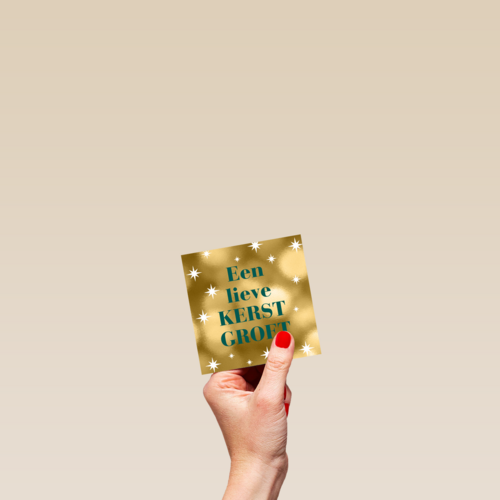 kerstkaart hip een lieve kerstgroet
