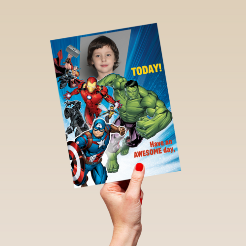 Avengers fotokaart have an awesome day