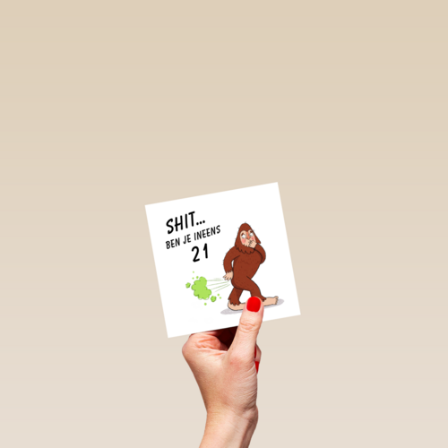 Shit ben je ineens 21
