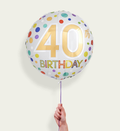 Ballon 40 Birthday Multi Eco