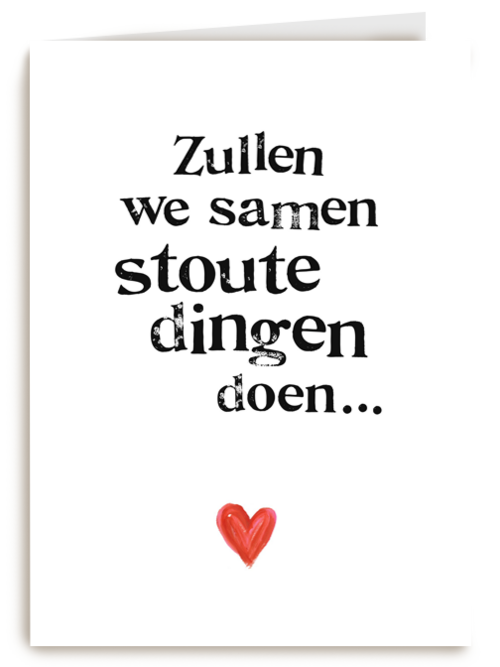 zullen we samen stoute dingen doen