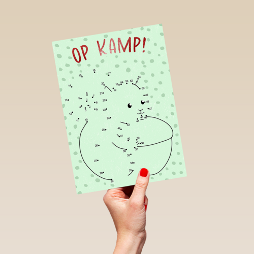Op Kamp Puzzel kaart