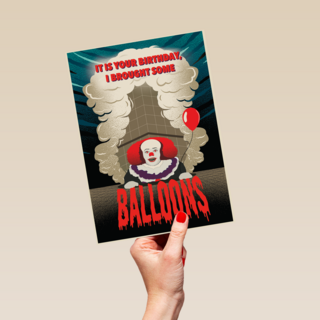 Pennywise IT Brought Some Balloons
