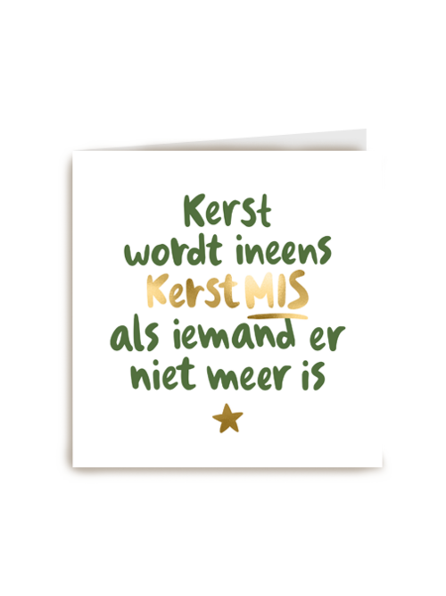 herinnering kerst wordt kerstmis als iemand er niet is