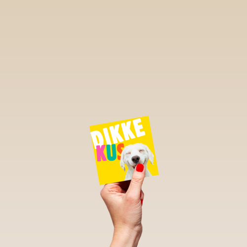 Vriendschapkaart dikke kus