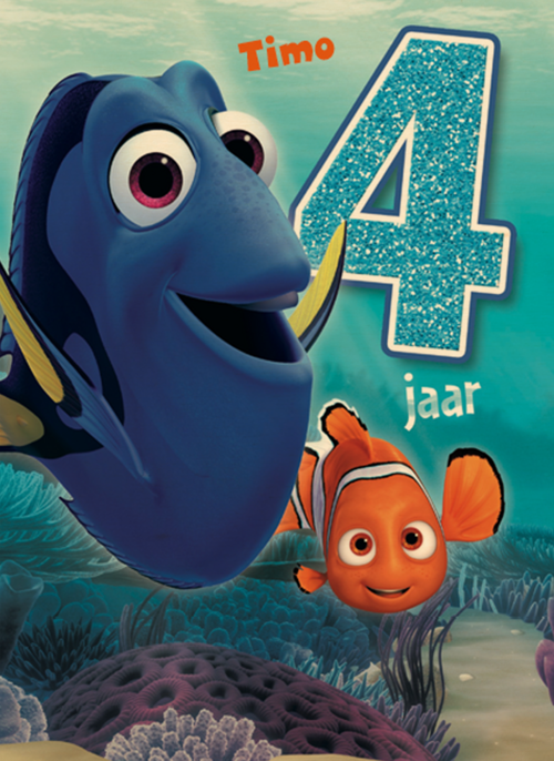 verjaardag leeftijden nemo 4 jaar