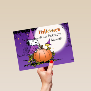 Snoopy in halloween stijl