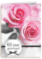 twee roze rozen 60 jaar getrouwd