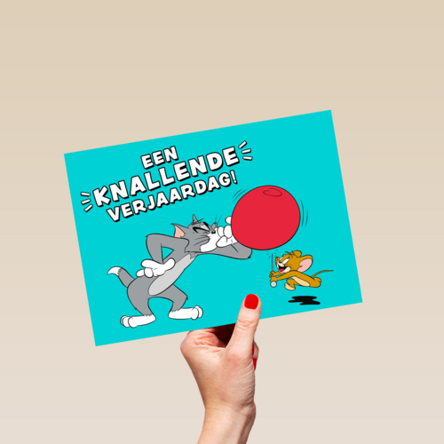 Een knallende verjaardag Tom en Jerry