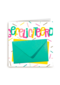 Felicitatiekaart groene envelop