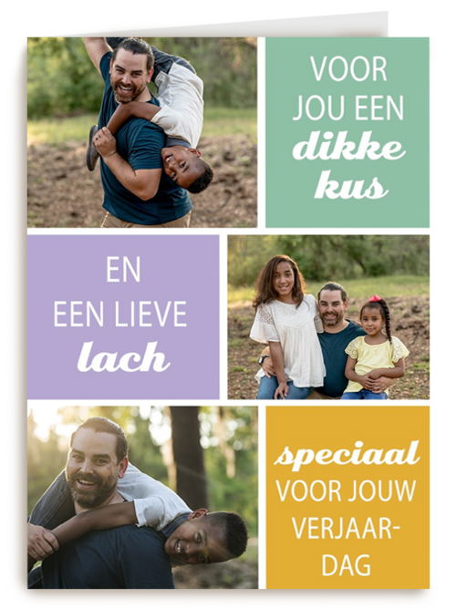 fotokaart verjaardag man 3 fotos