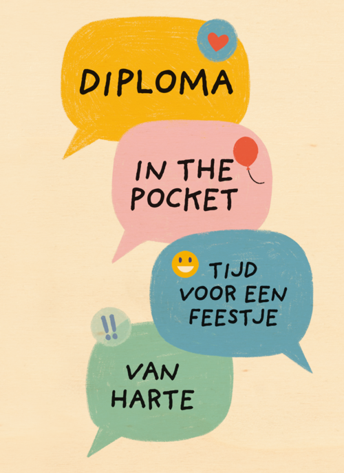 Houten Kaart Diploma | Hallmark | Houten Kaart Hallmark | Diploma | Diploma Tijd Voor Een Feestje