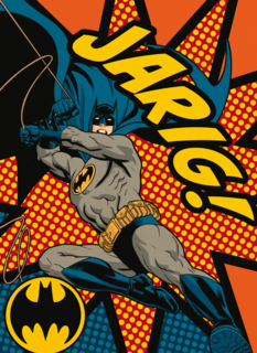 Batman verjaardagskaart jarig