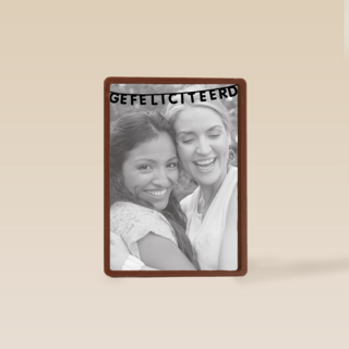 fotokaart vlag gefeliciteerd