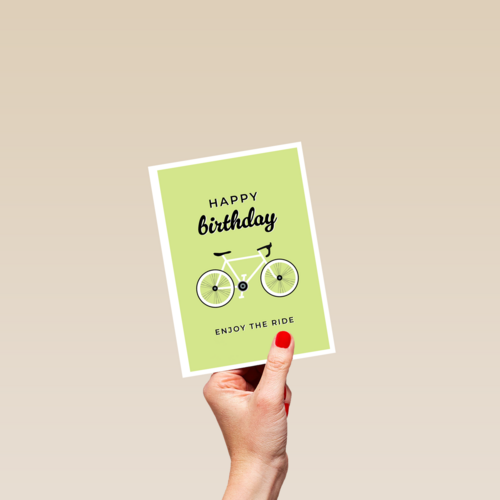 happy birthday enjoy the ride op je fiets